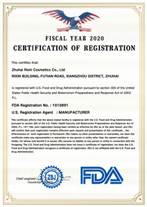 珠海日新FDA认证